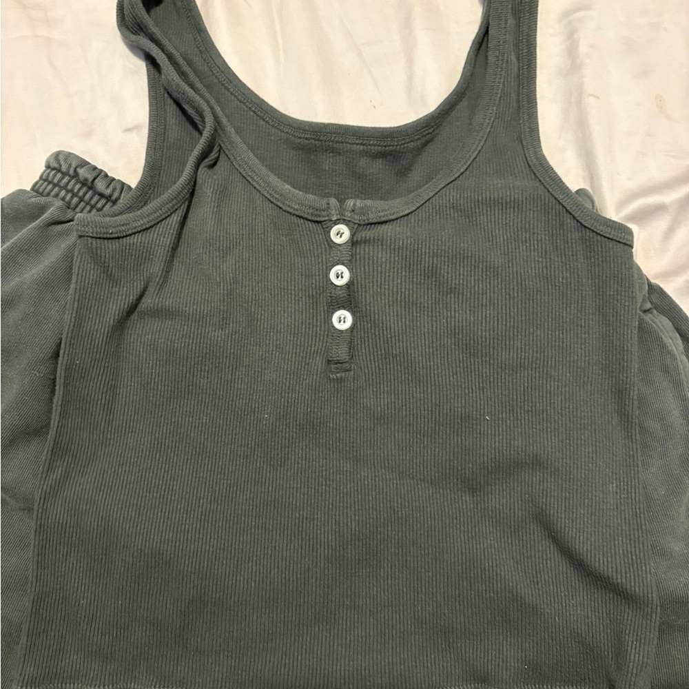 John Galt Crop Tank & Short set